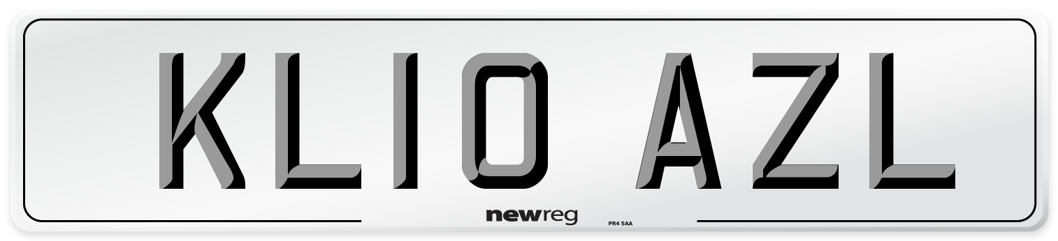 KL10 AZL Number Plate from New Reg